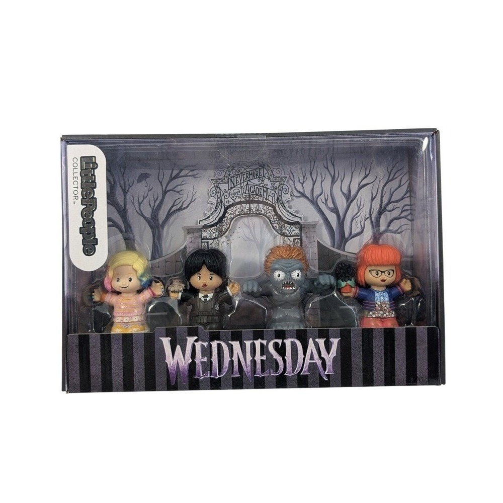 Fisher-Price Little People Collector Wednesday Addams Figure Set - New